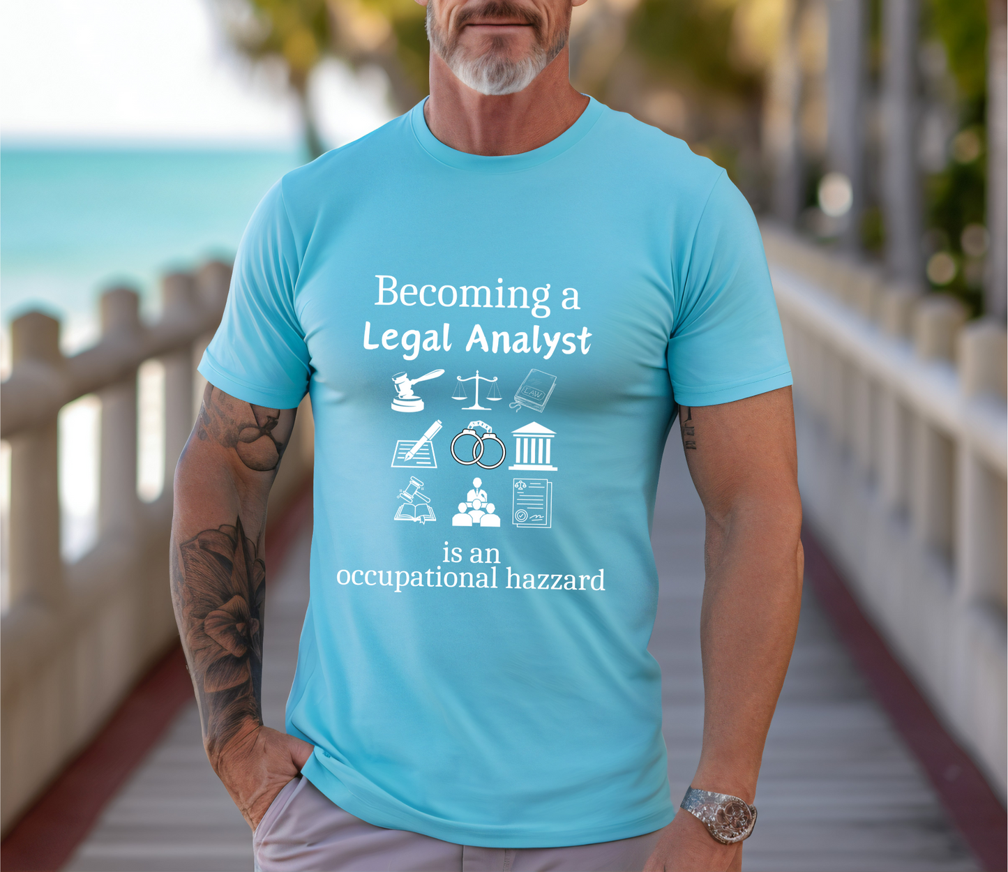 Legally Bold:  The Ultimate Law Profession T-shirt – “Legal Analyst”