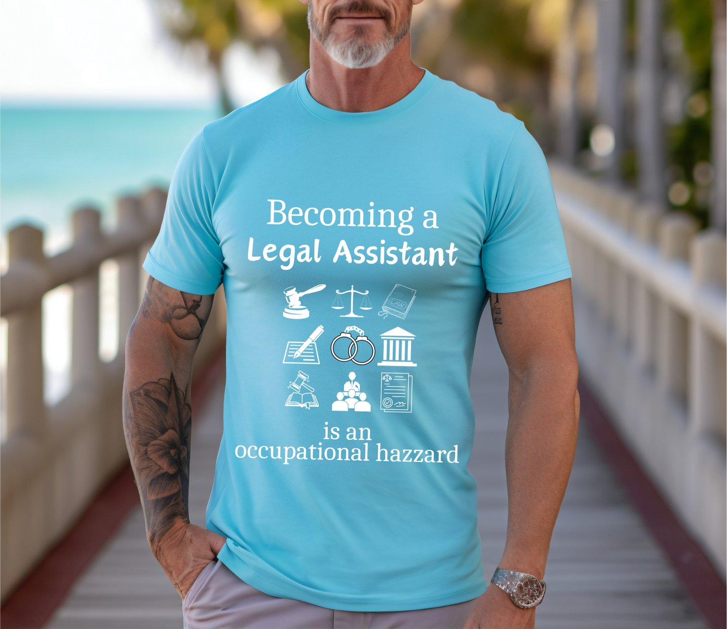 Legally Bold:  The Ultimate Law Profession T-shirt – “Legal Assistant”
