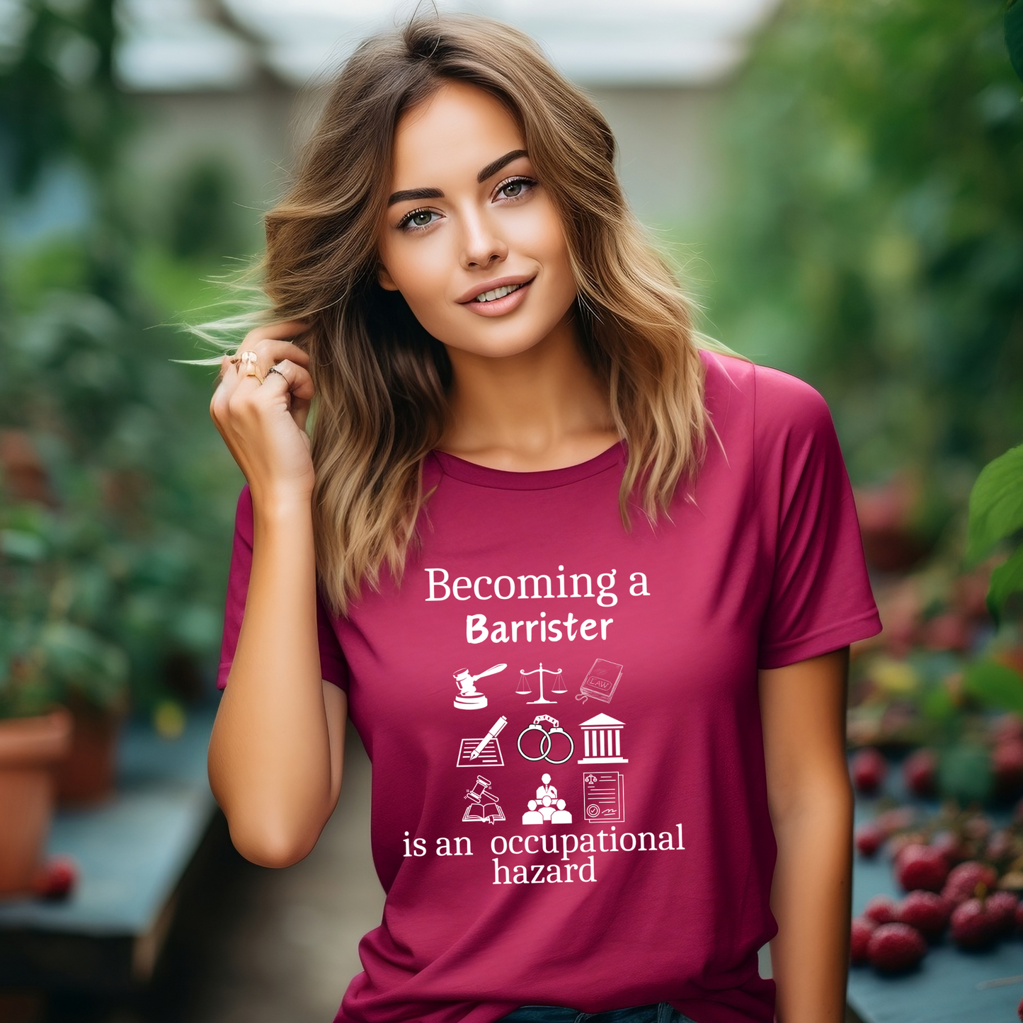 Legally Bold:  The Ultimate Law Profession T-shirt - "Barrister"