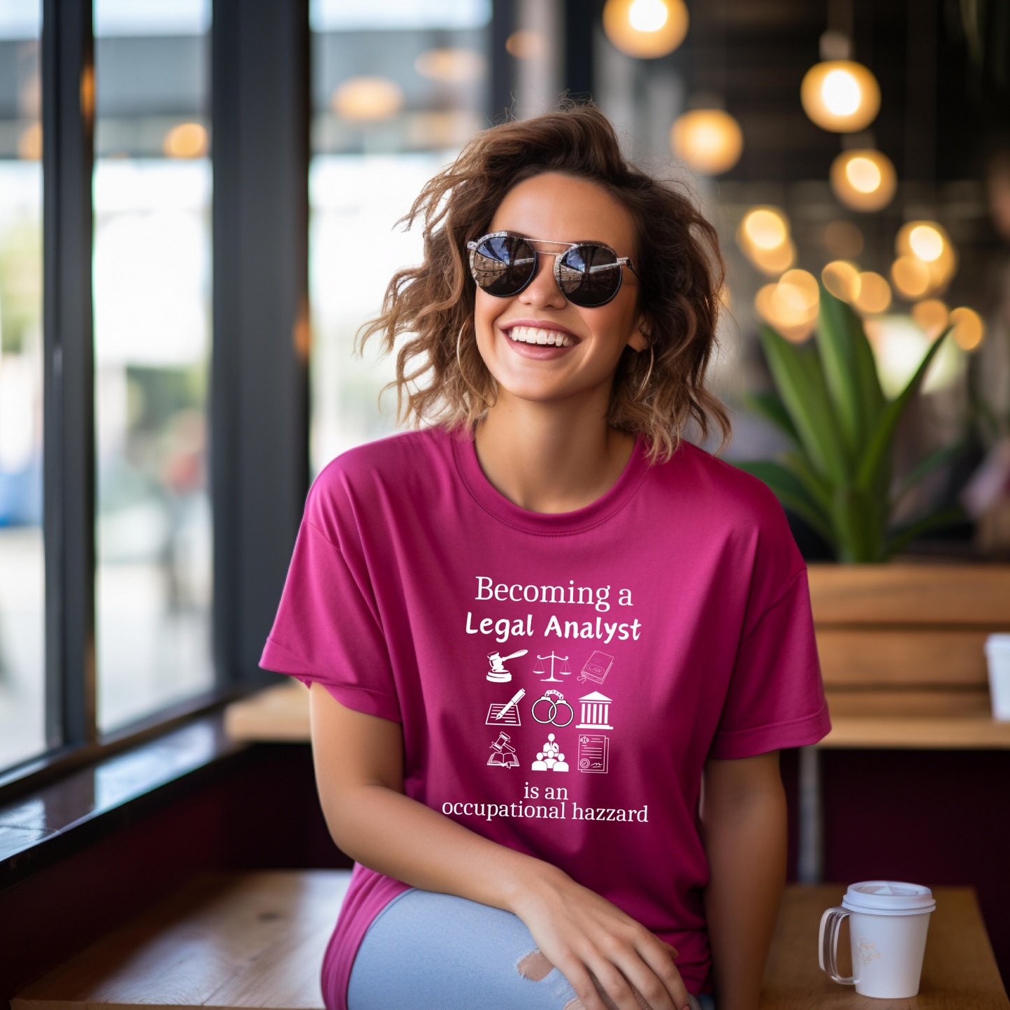 Legally Bold:  The Ultimate Law Profession T-shirt – “Legal Analyst”