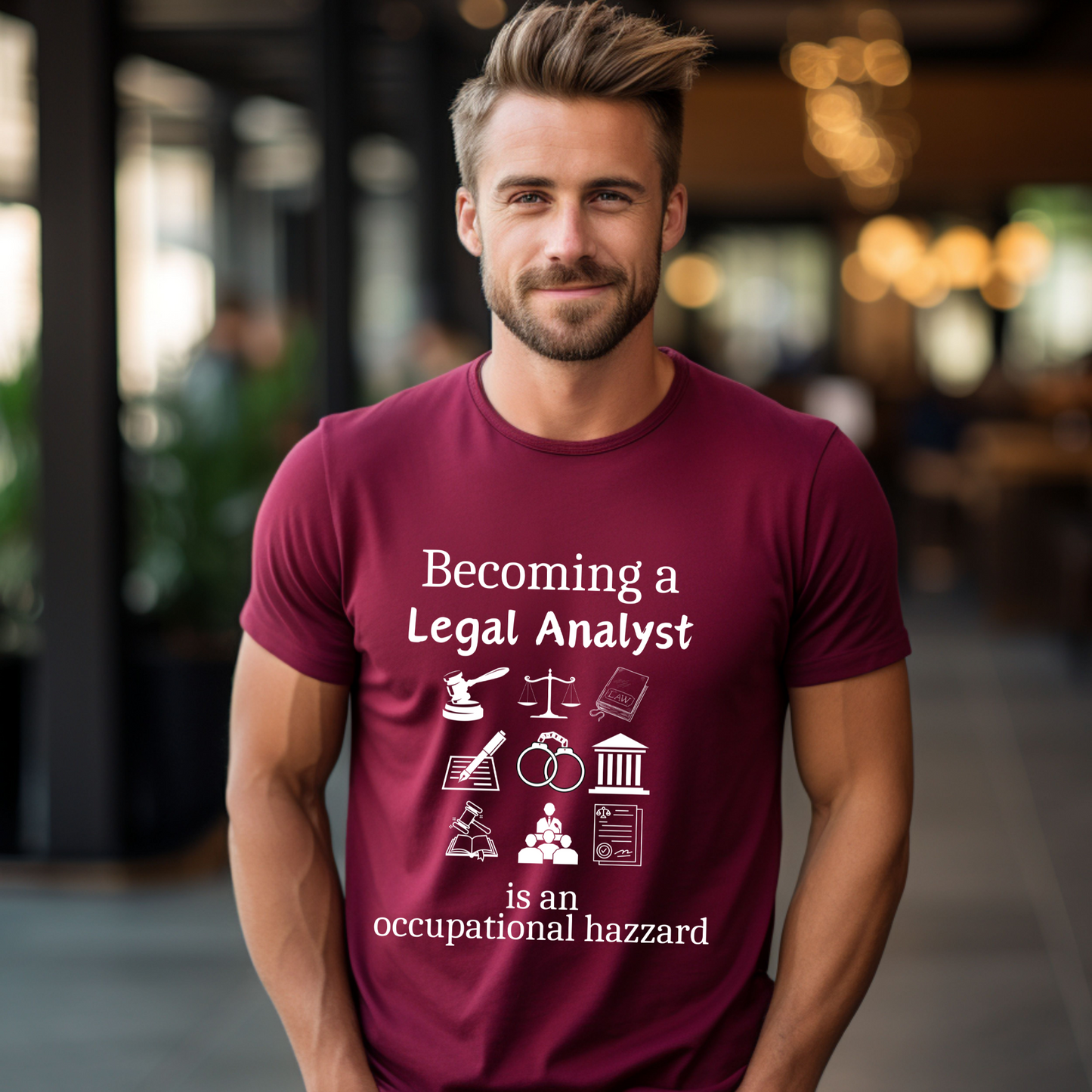 Legally Bold:  The Ultimate Law Profession T-shirt – “Legal Analyst”