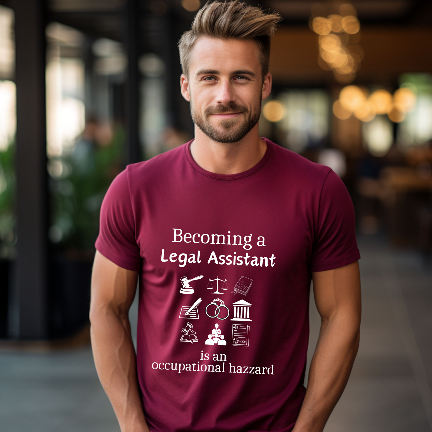 Legally Bold:  The Ultimate Law Profession T-shirt – “Legal Assistant”