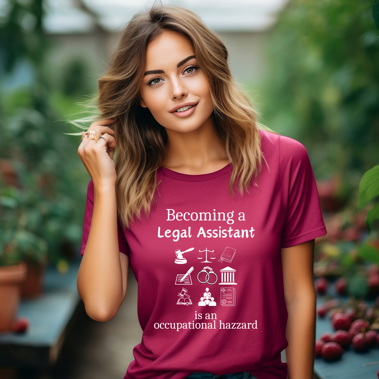 Legally Bold:  The Ultimate Law Profession T-shirt – “Legal Assistant”