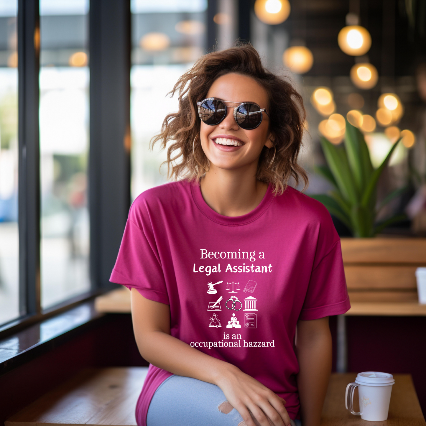 Legally Bold:  The Ultimate Law Profession T-shirt – “Legal Assistant”