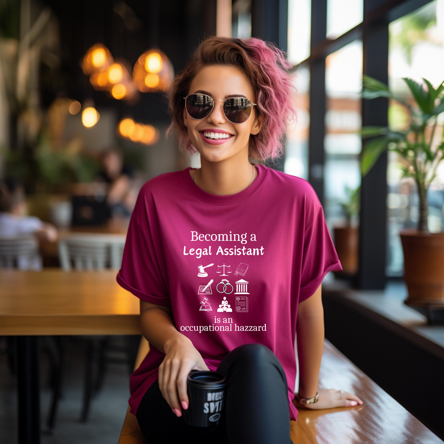 Legally Bold:  The Ultimate Law Profession T-shirt – “Legal Assistant”