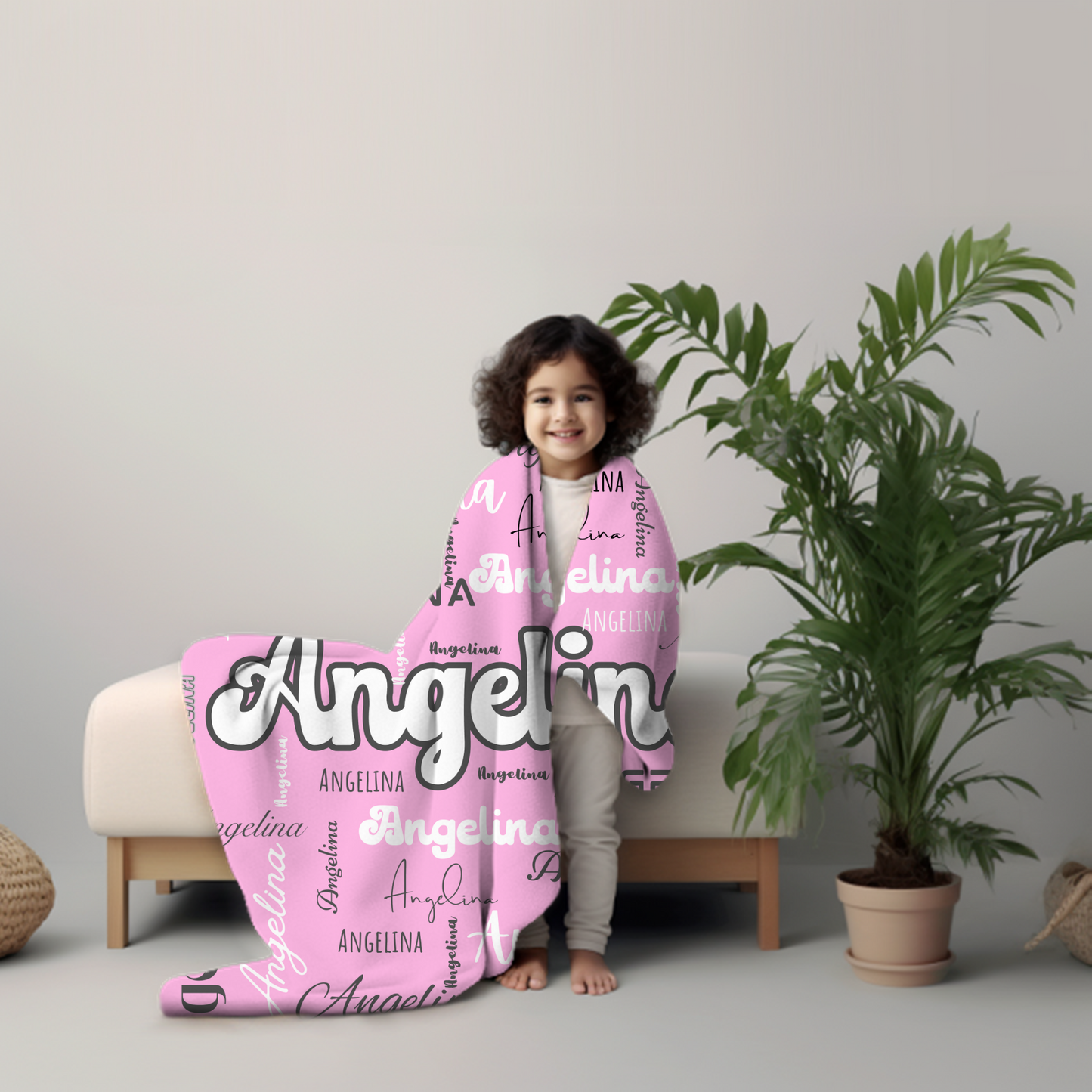 Unveil the Magic: Personalized Children's Blankets - A Symphony of Colors, Fonts and Comfort for Cherished Bedtime Moments!