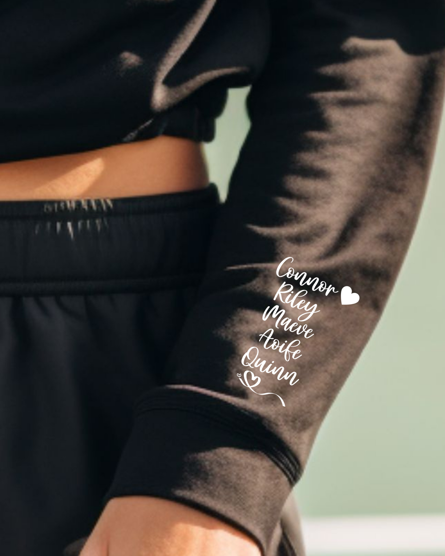 Embrace Warmth and Love:  The Ultimate Personalized Cropped Sweatshirt for Every Special Occasion.  Bella Canva 7503.