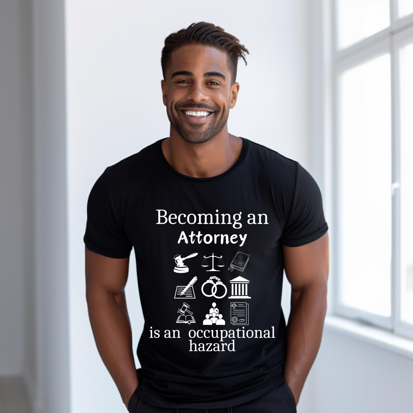 Legally Bold:  The Ultimate Law Profession T-shirt - Attorney