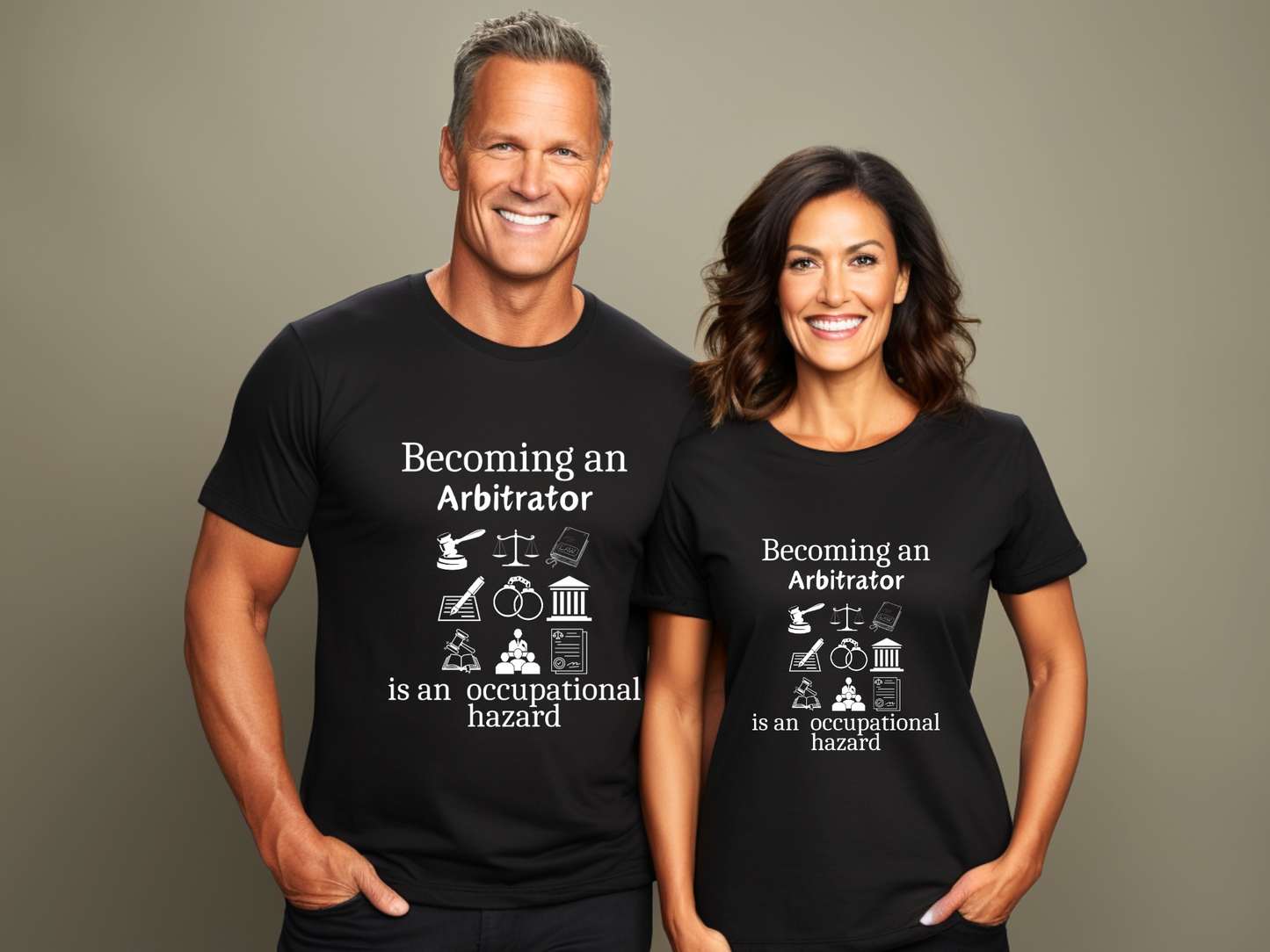 Legally Bold:  The Ultimate Law Profession T-shirt – “Arbitrator”