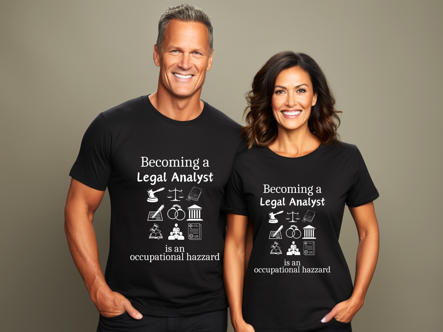 Legally Bold:  The Ultimate Law Profession T-shirt – “Legal Analyst”