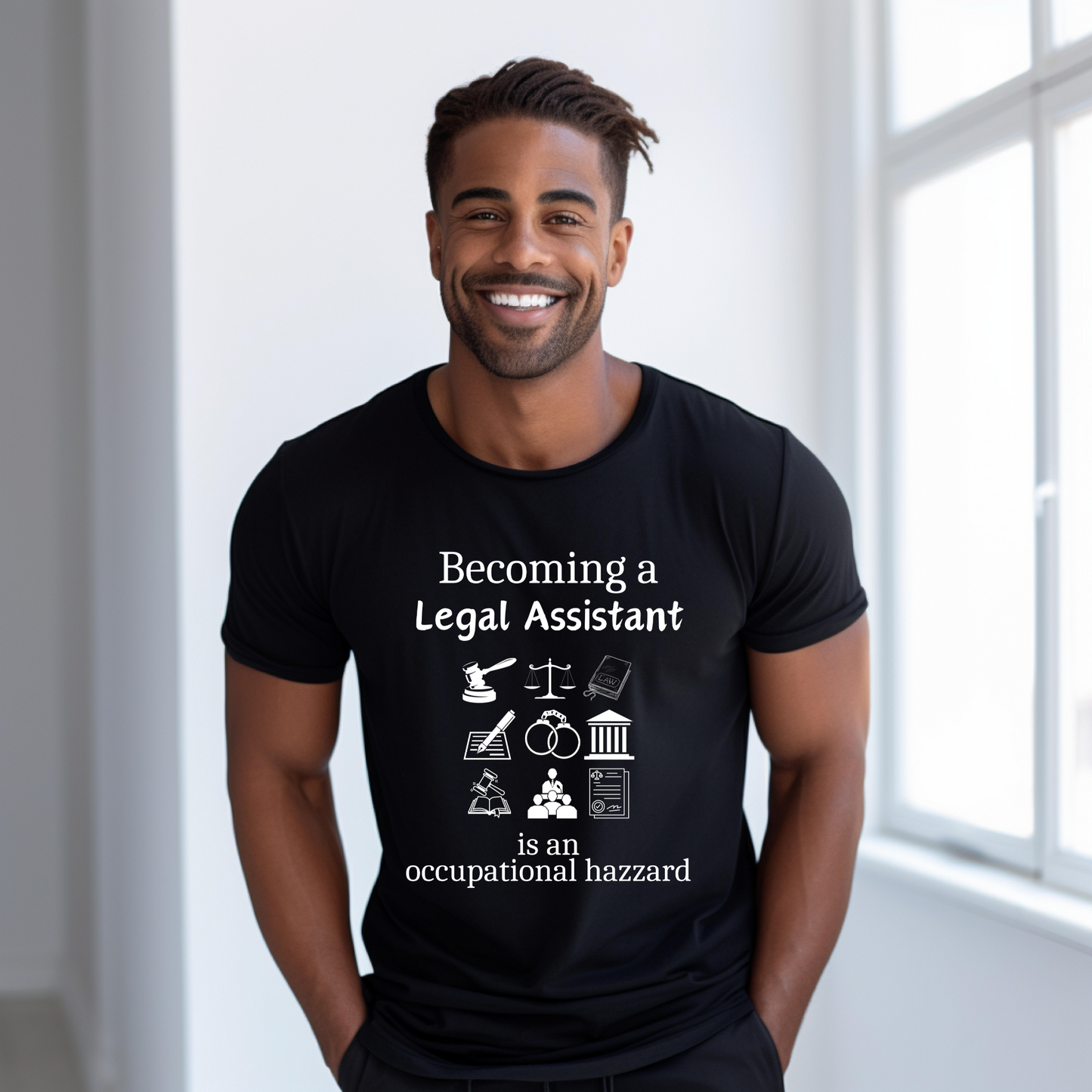 Legally Bold:  The Ultimate Law Profession T-shirt – “Legal Assistant”