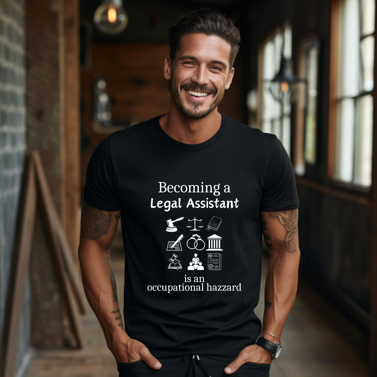 Legally Bold:  The Ultimate Law Profession T-shirt – “Legal Assistant”
