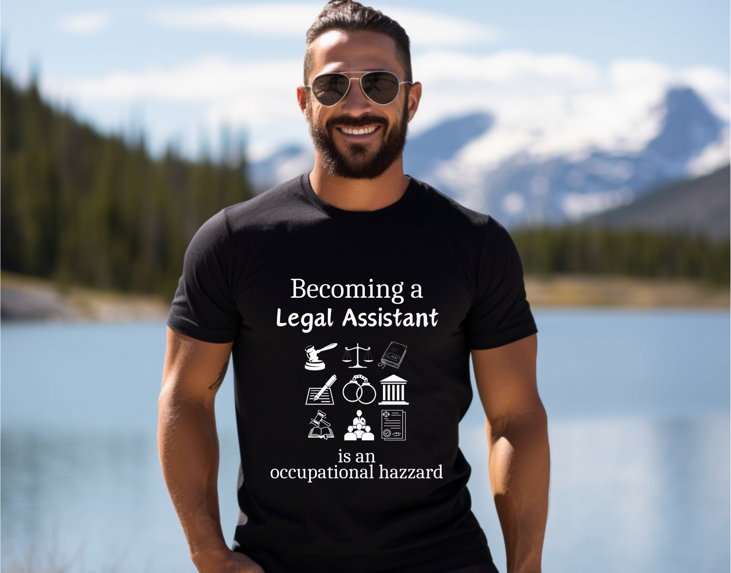 Legally Bold:  The Ultimate Law Profession T-shirt – “Legal Assistant”