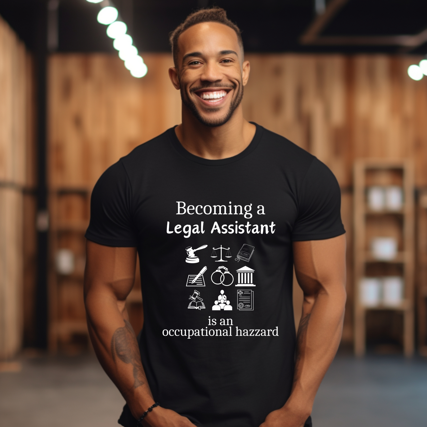 Legally Bold:  The Ultimate Law Profession T-shirt – “Legal Assistant”