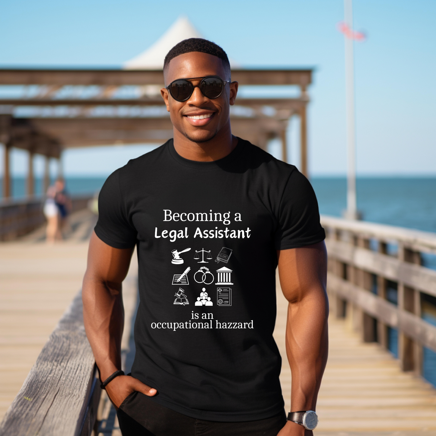 Legally Bold:  The Ultimate Law Profession T-shirt – “Legal Assistant”