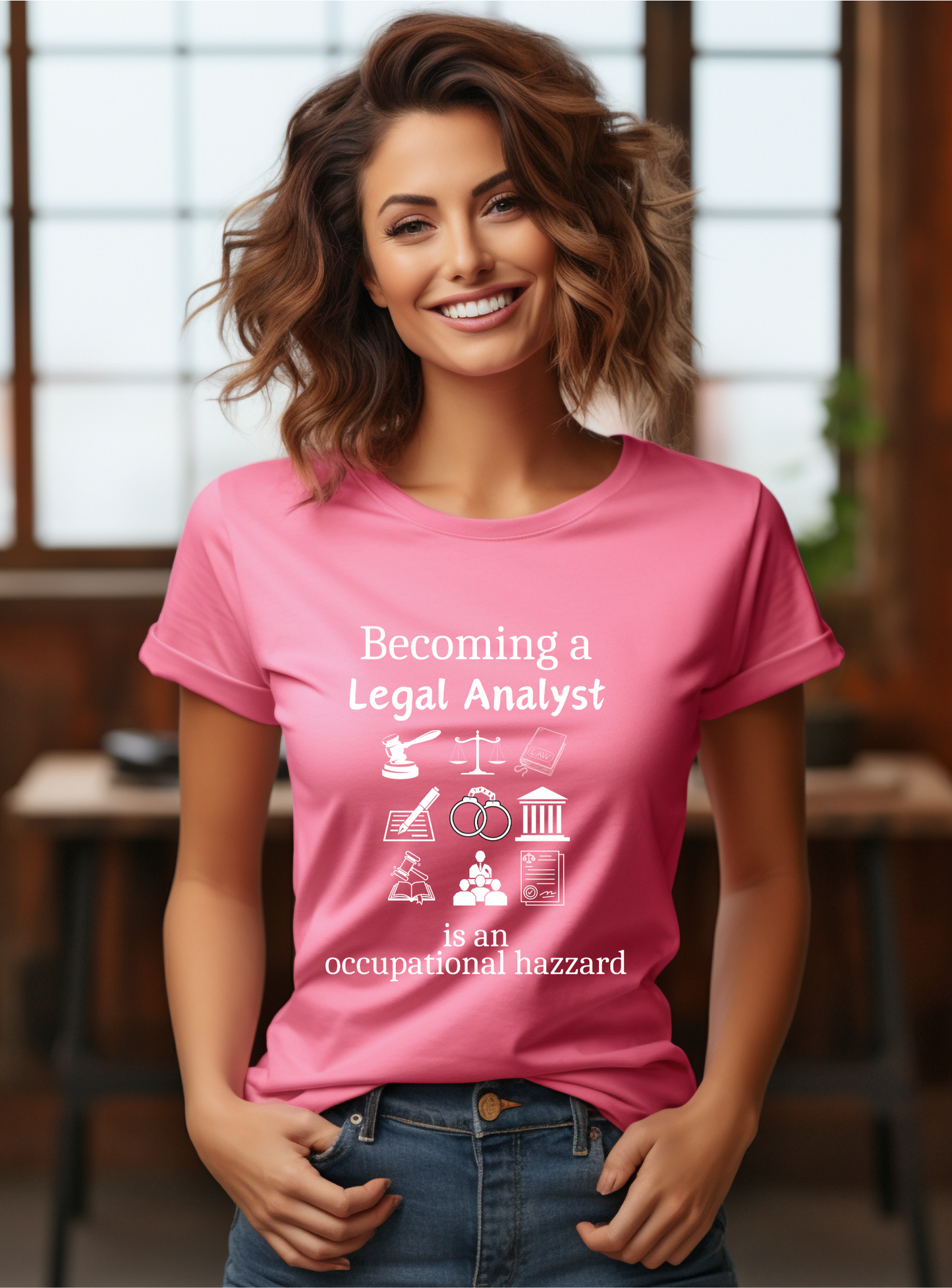 Legally Bold:  The Ultimate Law Profession T-shirt – “Legal Analyst”