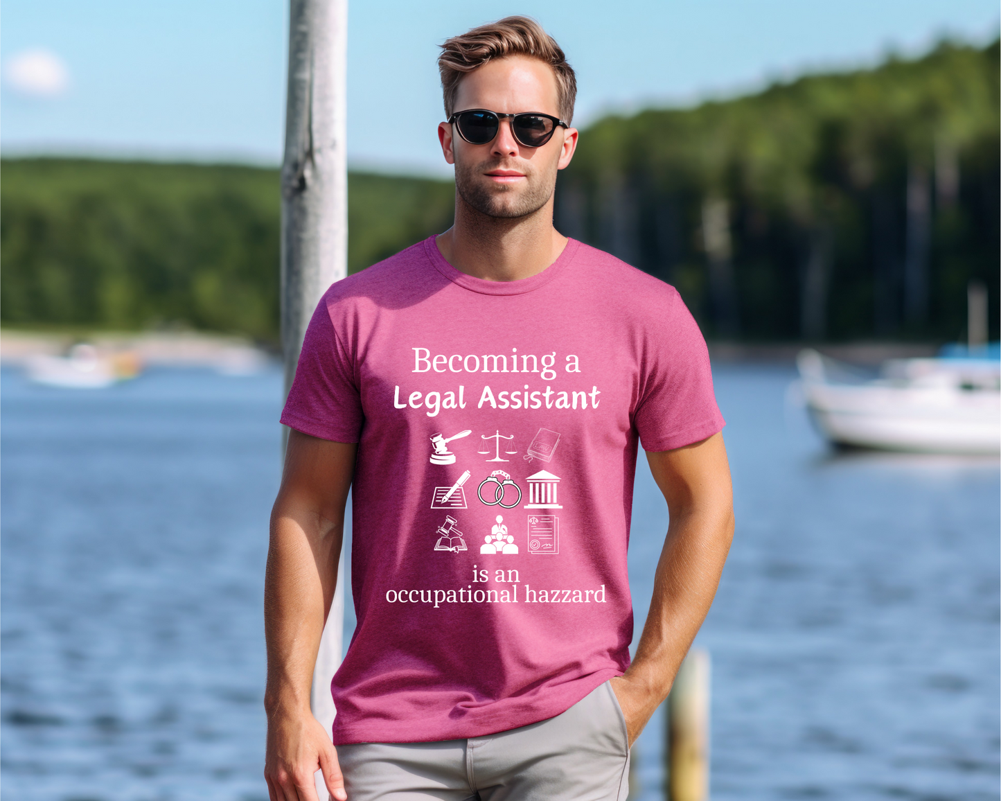 Legally Bold:  The Ultimate Law Profession T-shirt – “Legal Assistant”