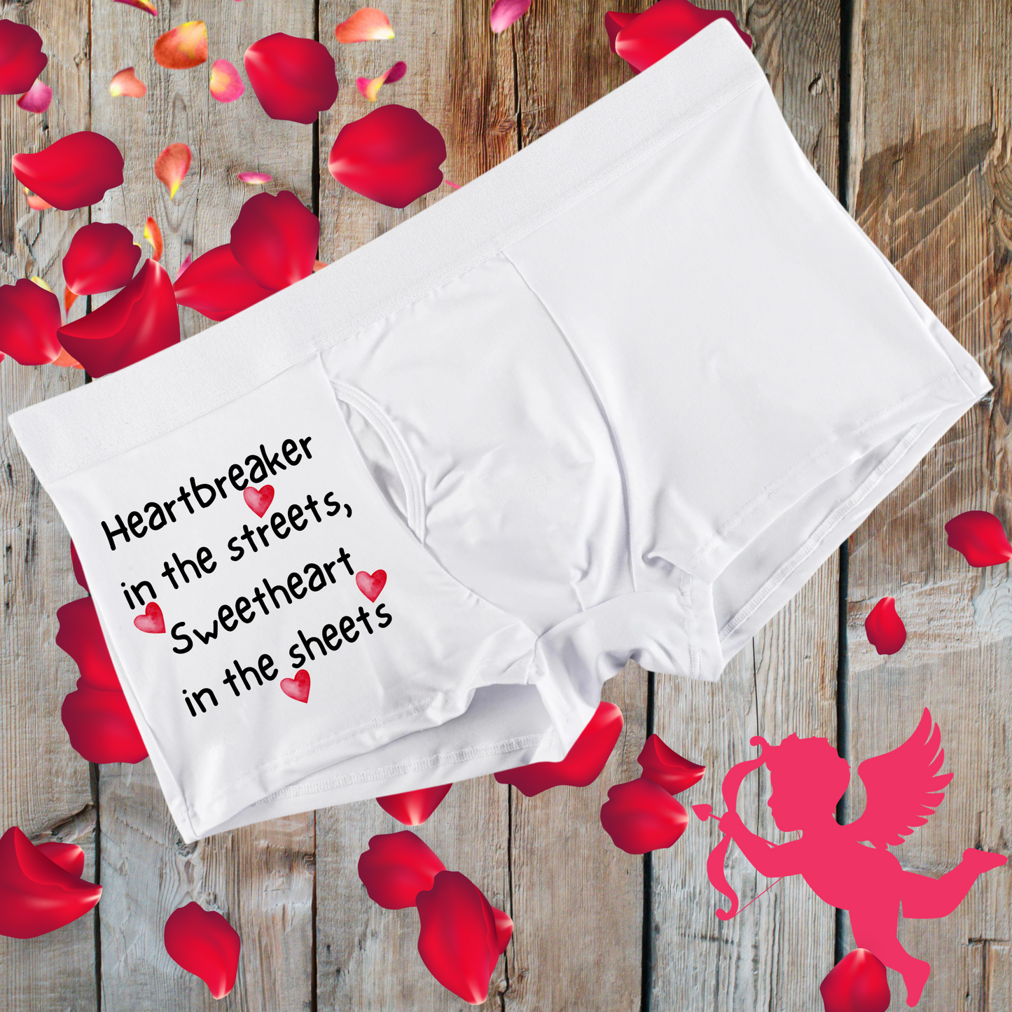Introducing Our Exclusive Valentine's Day Men's Boxer Briefs Collection – "Sweetheart Streets and Sheets"