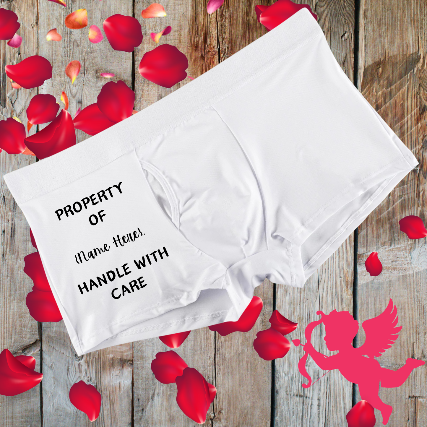 Introducing Our Exclusive Valentine's Day Men's Boxer Briefs Collection – "Property of {Partner's Name}"