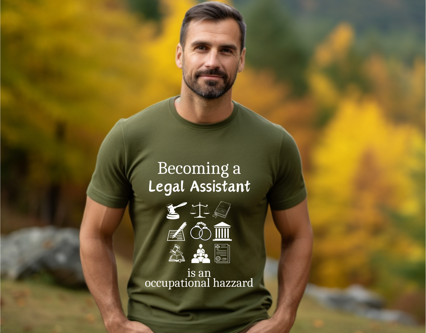 Legally Bold:  The Ultimate Law Profession T-shirt – “Legal Assistant”