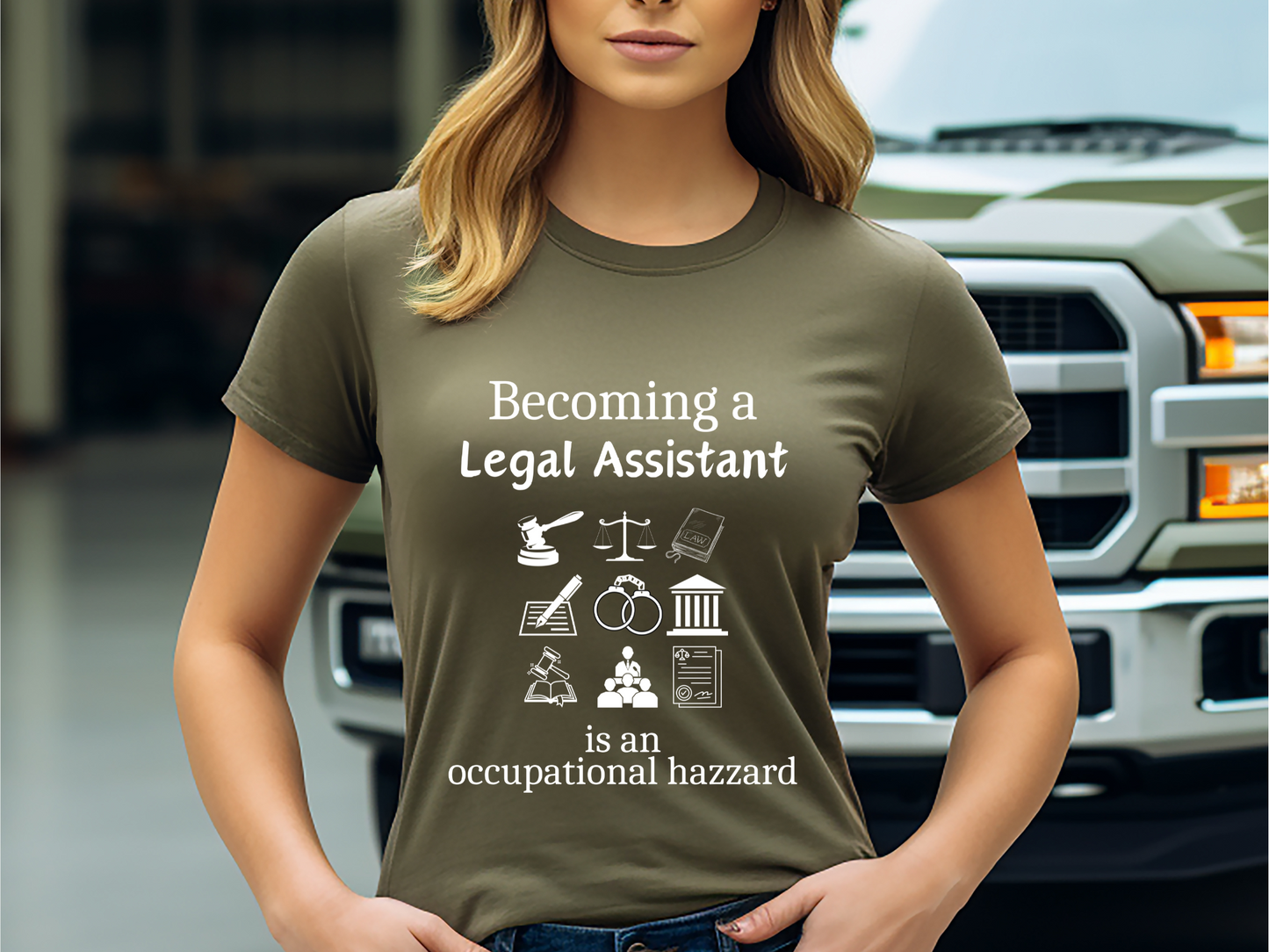 Legally Bold:  The Ultimate Law Profession T-shirt – “Legal Assistant”