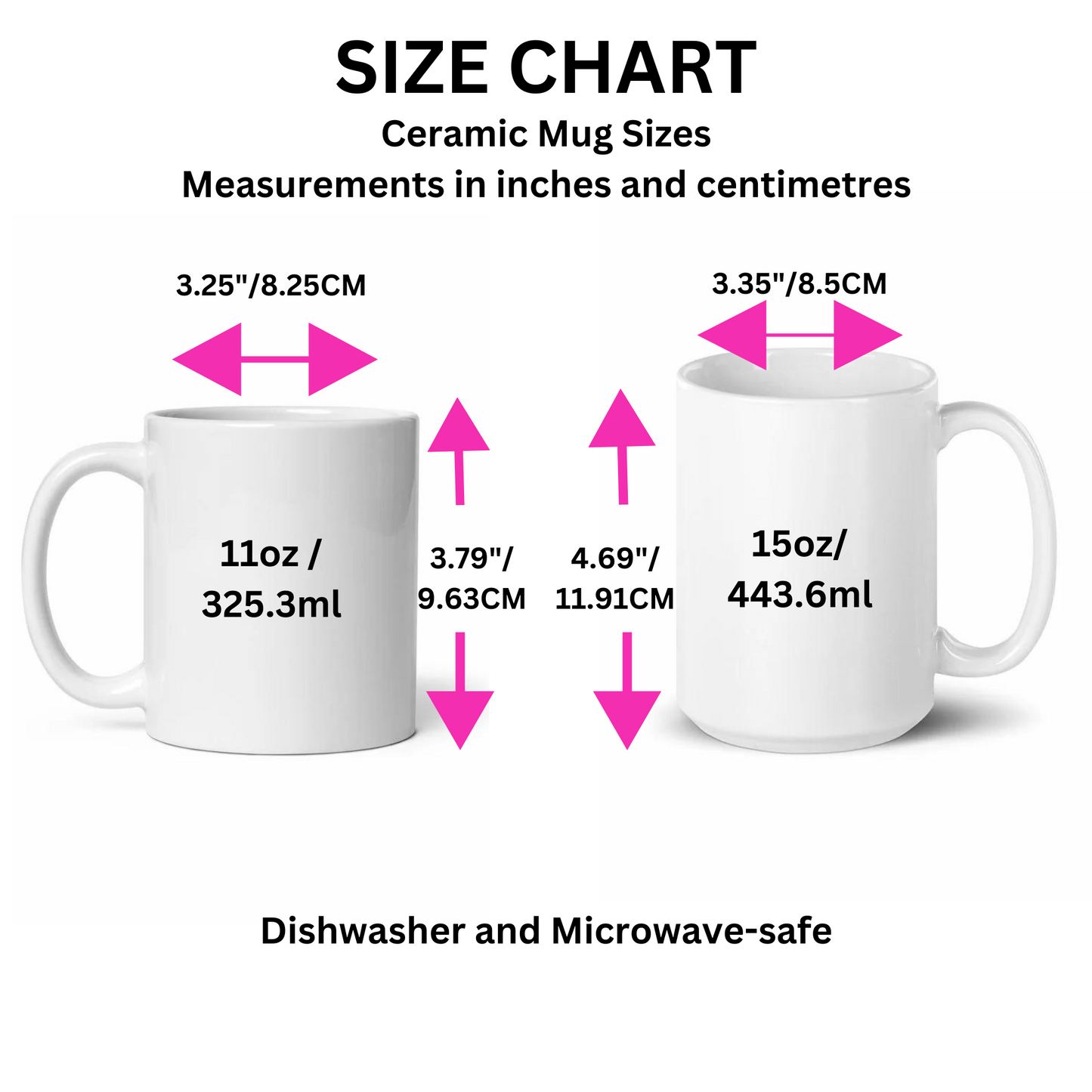 Radiant Romance: Valentine's Day Mugs - Sip Love, Share Joy. Dishwasher and Microwave Safe. 11oz and 15oz Sizes. Double-Sided Design.