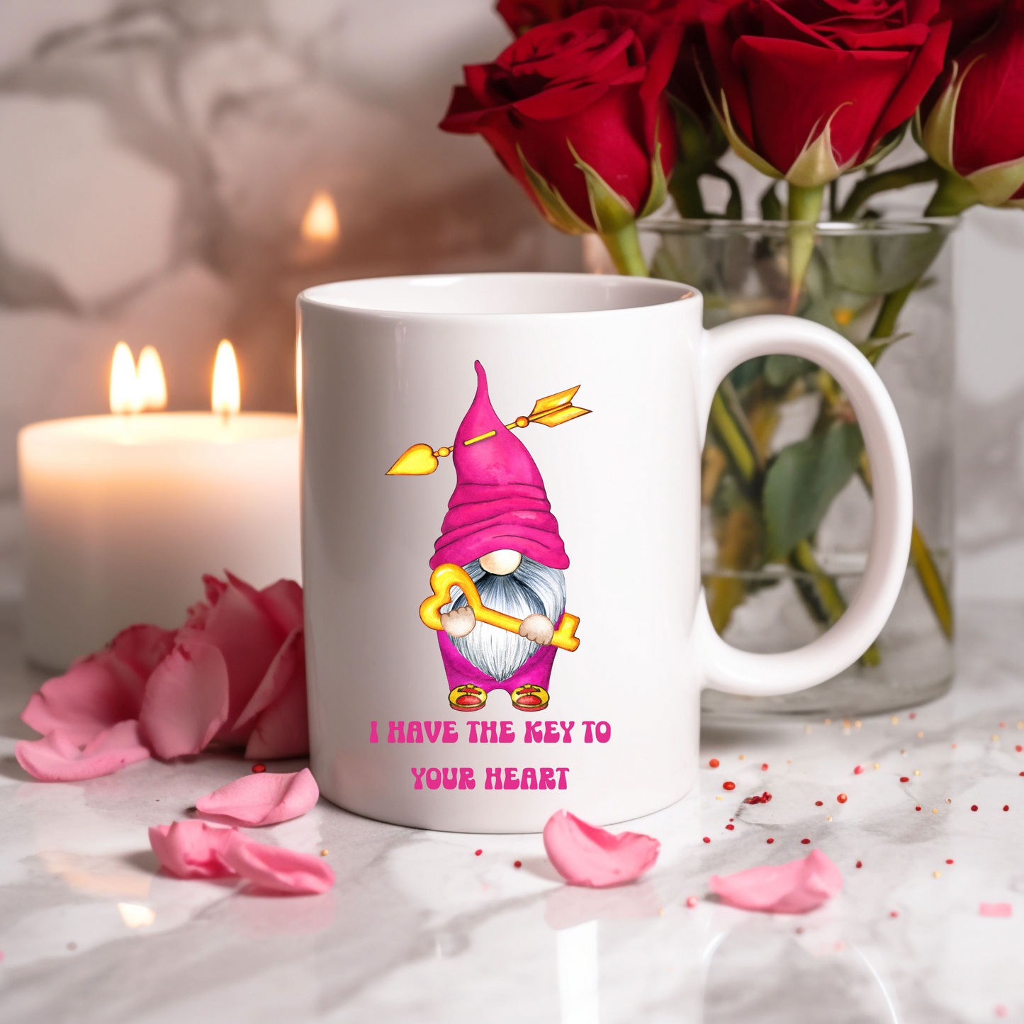 Radiant Romance: "Love Is" Valentine's Day Mugs - Sip Love, Share Joy. Dishwasher and Microwave Safe. 11oz & 15oz Sizes. Double-Sided Design.