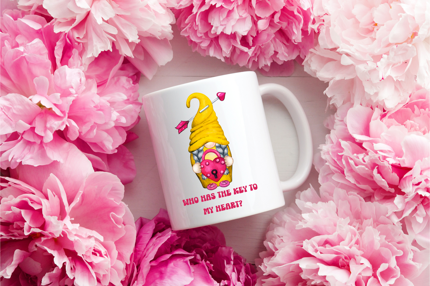 Radiant Romance: Valentine's Day Mugs - Sip Love, Share Joy. Dishwasher and Microwave Safe. 11oz and 15oz Sizes. Double-Sided Design.