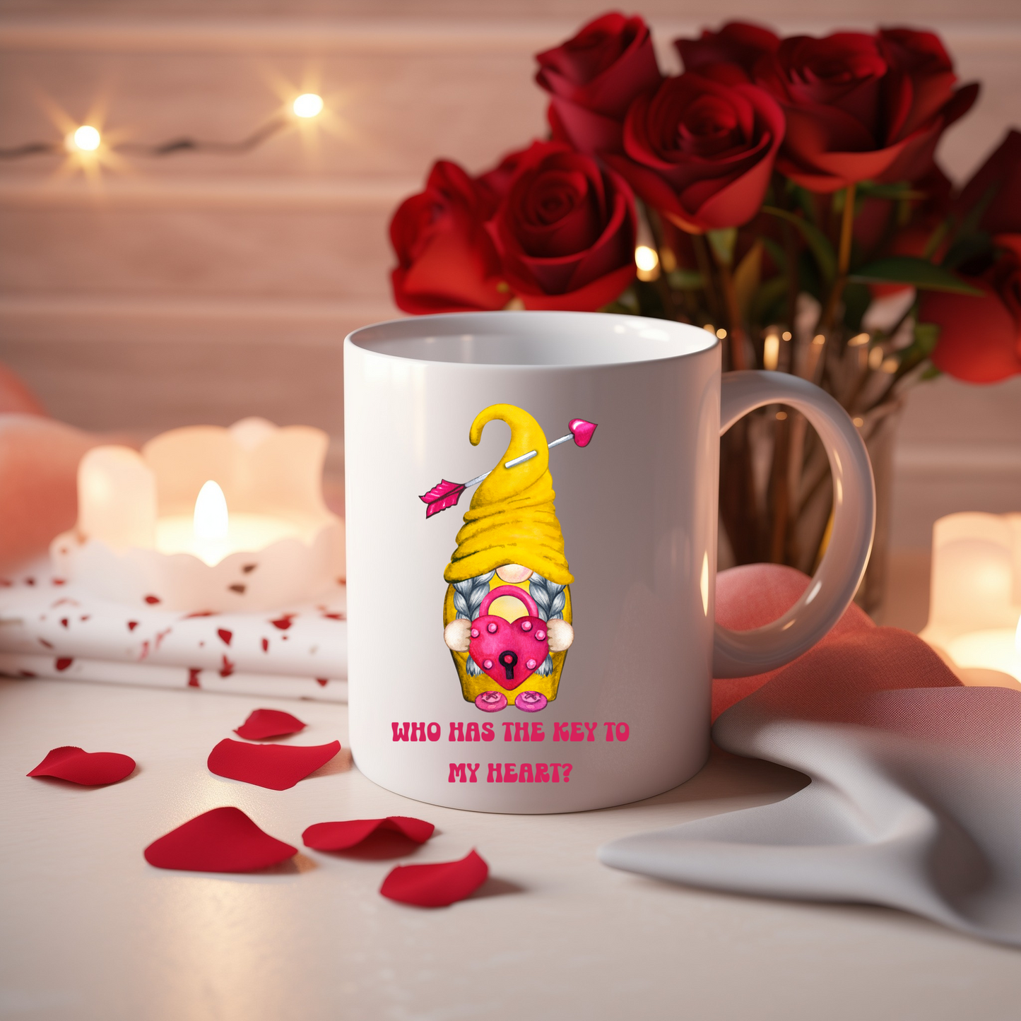 Radiant Romance: Valentine's Day Mugs - Sip Love, Share Joy. Dishwasher and Microwave Safe. 11oz and 15oz Sizes. Double-Sided Design.