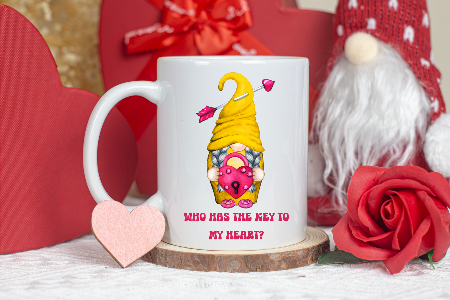 Radiant Romance: Valentine's Day Mugs - Sip Love, Share Joy. Dishwasher and Microwave Safe. 11oz and 15oz Sizes. Double-Sided Design.