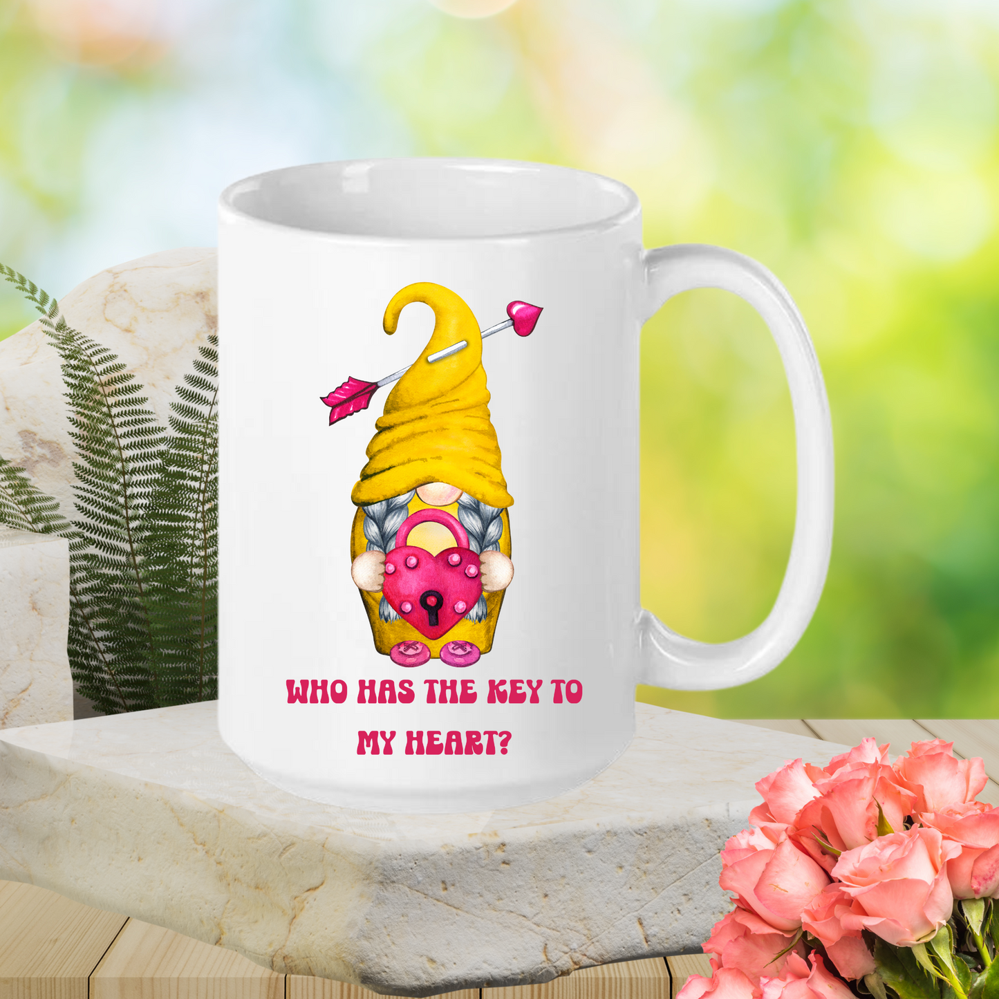 Radiant Romance: Valentine's Day Mugs - Sip Love, Share Joy. Dishwasher and Microwave Safe. 11oz and 15oz Sizes. Double-Sided Design.