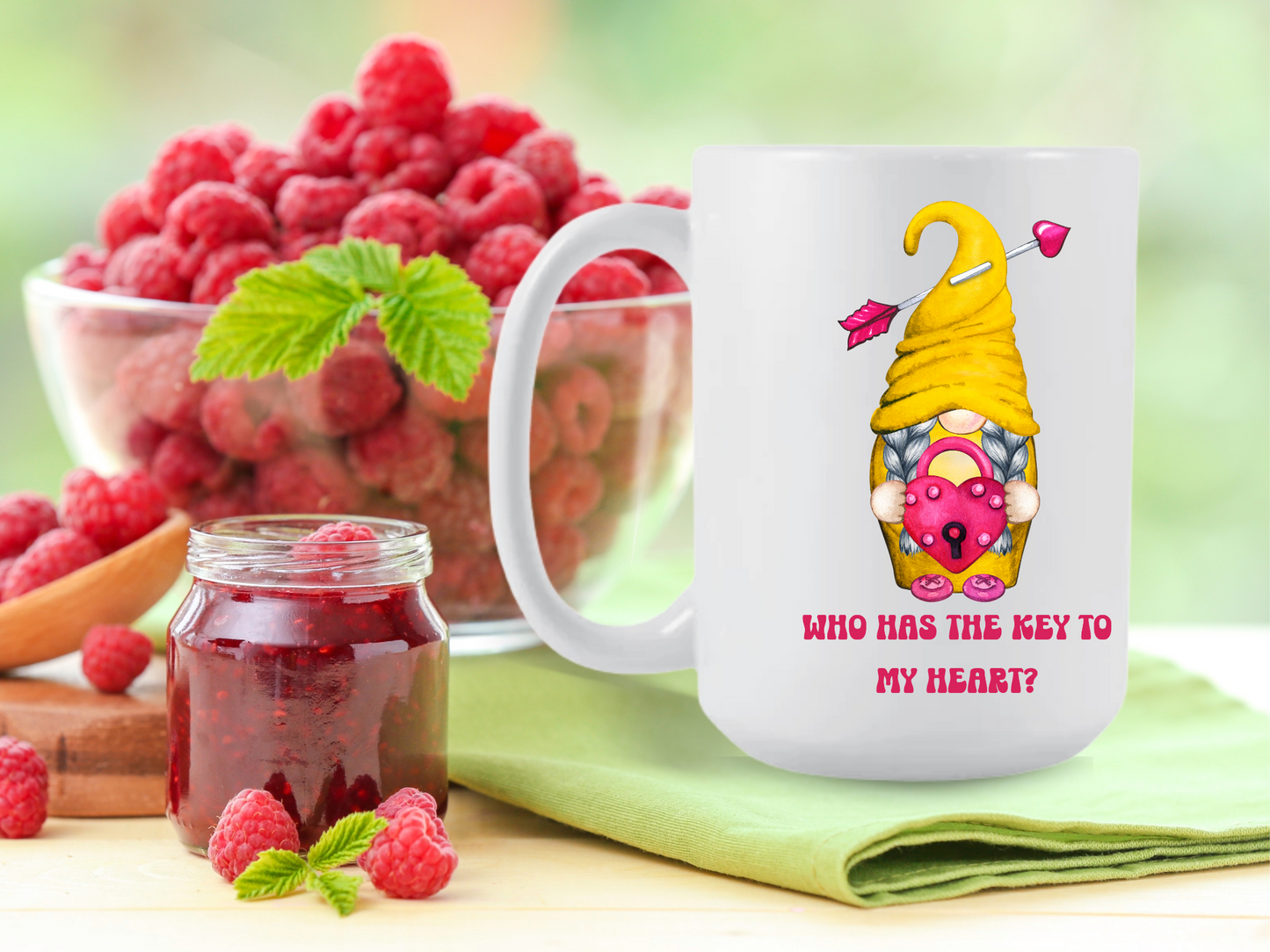 Radiant Romance: Valentine's Day Mugs - Sip Love, Share Joy. Dishwasher and Microwave Safe. 11oz and 15oz Sizes. Double-Sided Design.