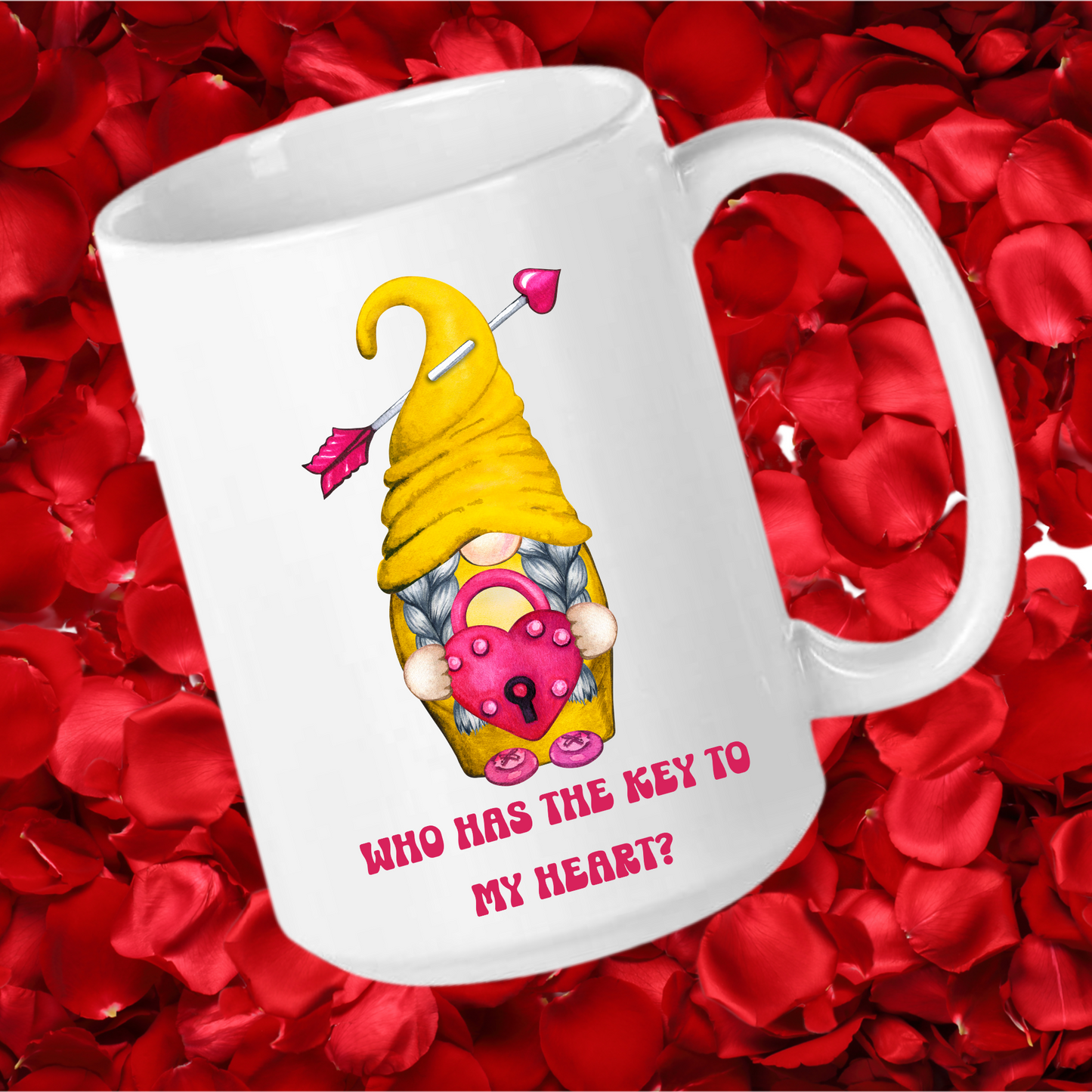 Radiant Romance: Valentine's Day Mugs - Sip Love, Share Joy. Dishwasher and Microwave Safe. 11oz and 15oz Sizes. Double-Sided Design.