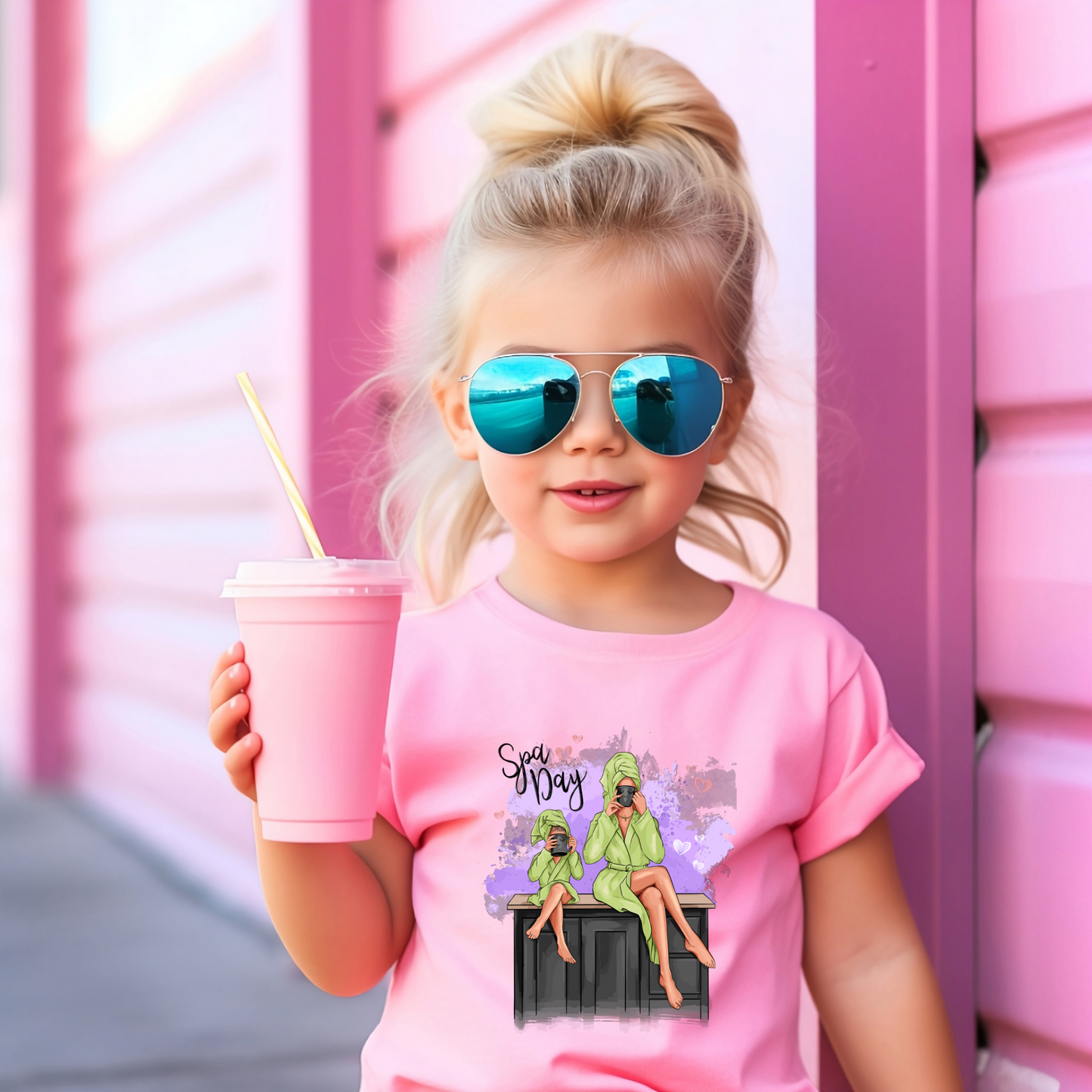 Dress Your Young Ones in Style with Our Customizable Spa Day Youth Tee - Perfect for Play and Comfort!