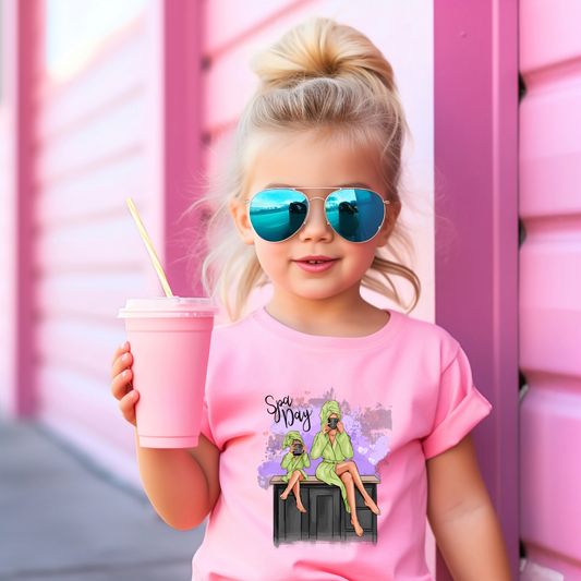 Dress Your Young Ones in Style with Our Customizable Spa Day Youth Tee - Perfect for Play and Comfort!