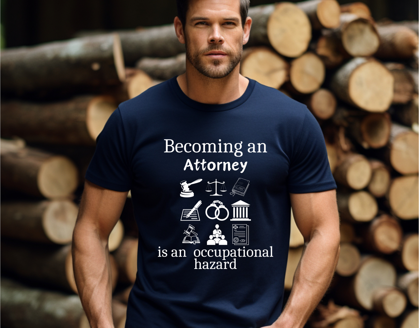 Legally Bold:  The Ultimate Law Profession T-shirt - Attorney