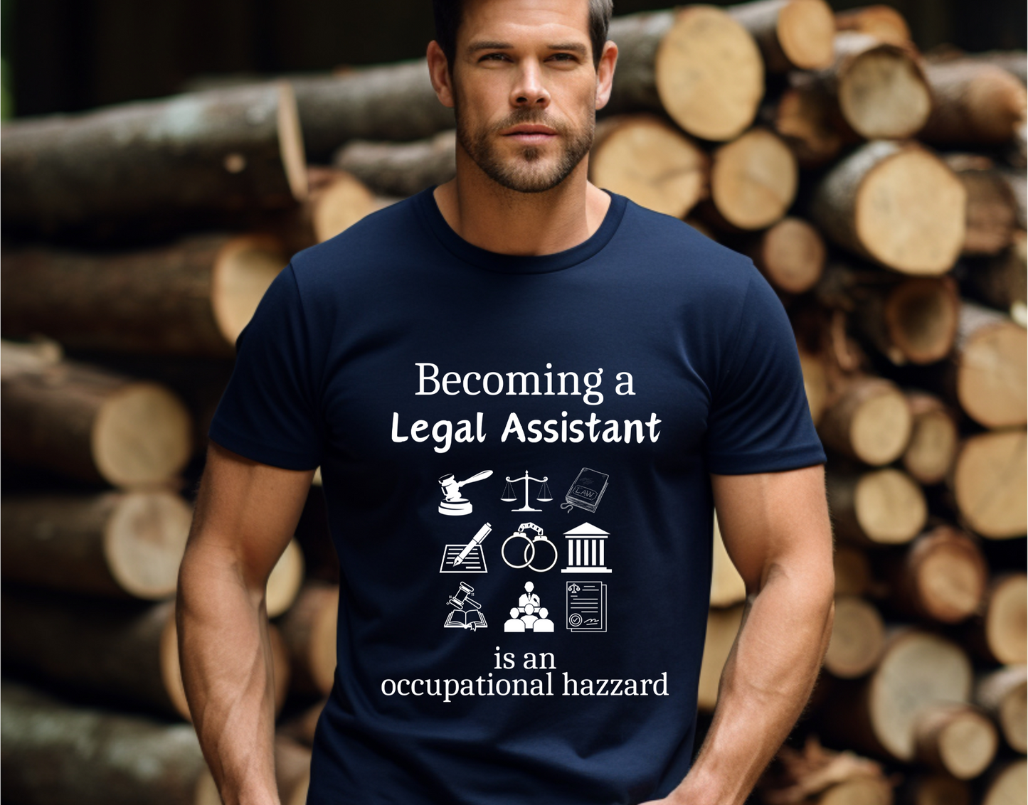 Legally Bold:  The Ultimate Law Profession T-shirt – “Legal Assistant”