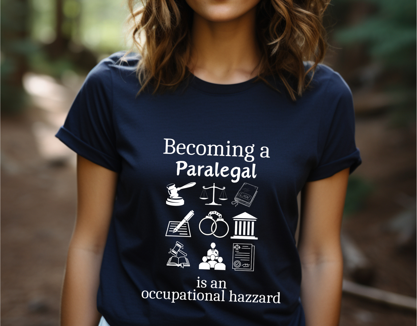 Legally Bold:  The Ultimate Law Profession T-shirt – “Paralegal”