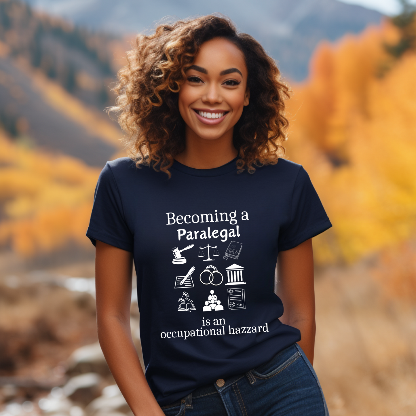 Legally Bold:  The Ultimate Law Profession T-shirt – “Paralegal”