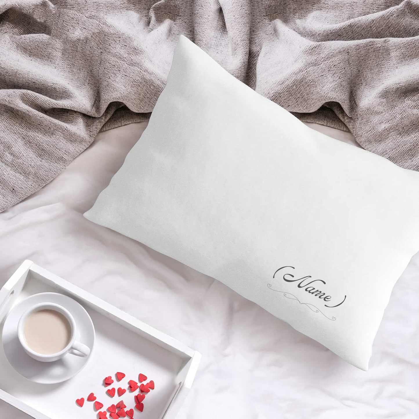 Slumber in Elegance:  Personalized Microfiber Pillowcases for Blissful Nights.