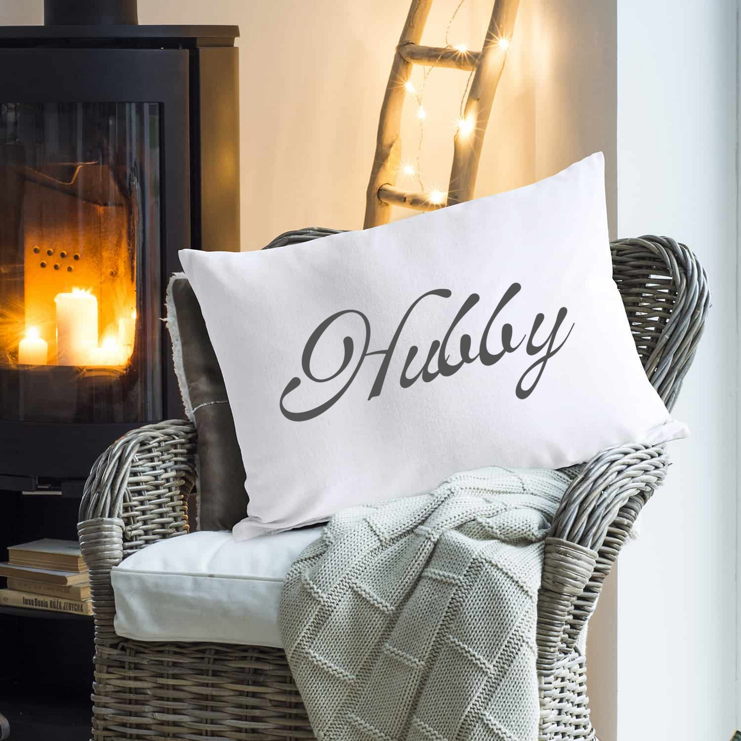 Cherished Moments:  ”Hubby" & "Wifey” Microfiber Pillowcase Duo (2pcs/set):