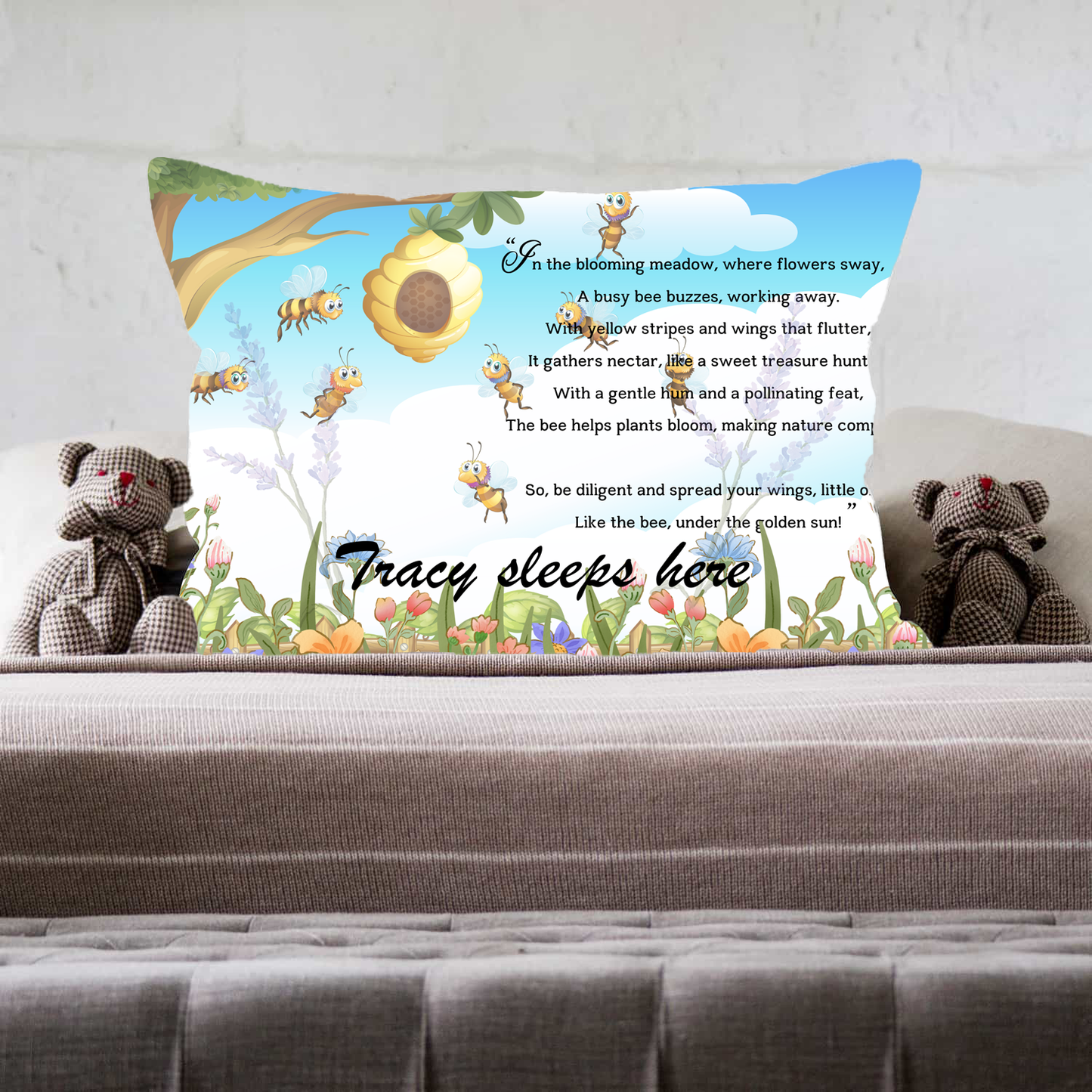 Dreamland Wonders: Personalized Nursery Rhyme Pillowcases - 13 Enchanting Designs to Spark Sweet Imaginations!