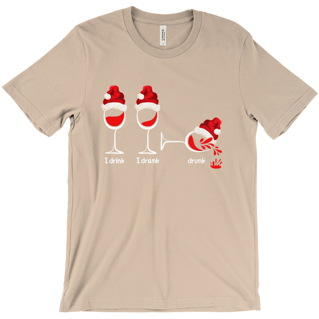 Sip, Savour, Celebrate: Unveil the Festive Spirit with Our “I Drink, I Drank, Drunk” Christmas T-shirt - a Touch of Holiday Cheer!  1