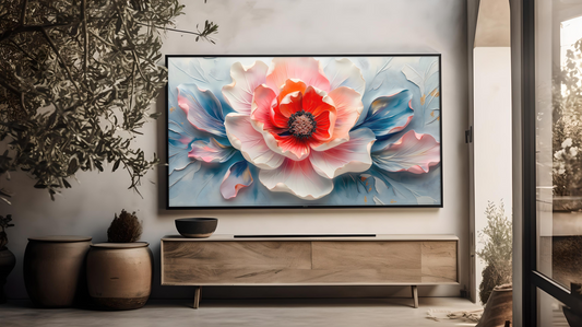 Vintage Vistas:  Transform Your TV into a Textured Masterpiece.  Frame TV Spring Art, Vintage Floral Digital Download Art File, 3D Abstract Flower Art, Summer Floral Art for Frame TV