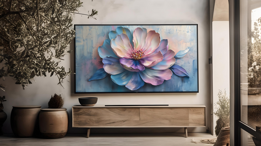 Vintage Vistas:  Transform Your TV into a Textured Masterpiece.  Frame TV Spring Art, Vintage Floral Digital Download Art File, 3D Abstract Flower Art, Summer Floral Art for Frame TV