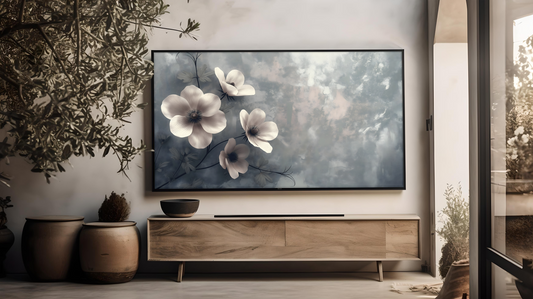 Vintage Vistas:  Transform Your TV into a Textured Masterpiece.  Frame TV Spring Art, Vintage Floral Digital Download Art File, 3D Wild Flowers Art, Spring Floral Art for Frame TV