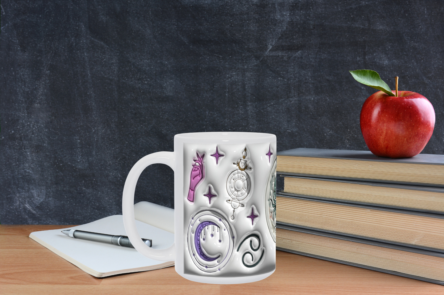 Cosmic Brew:  Inflated Zodiac Sign Mugs – “Cancer”