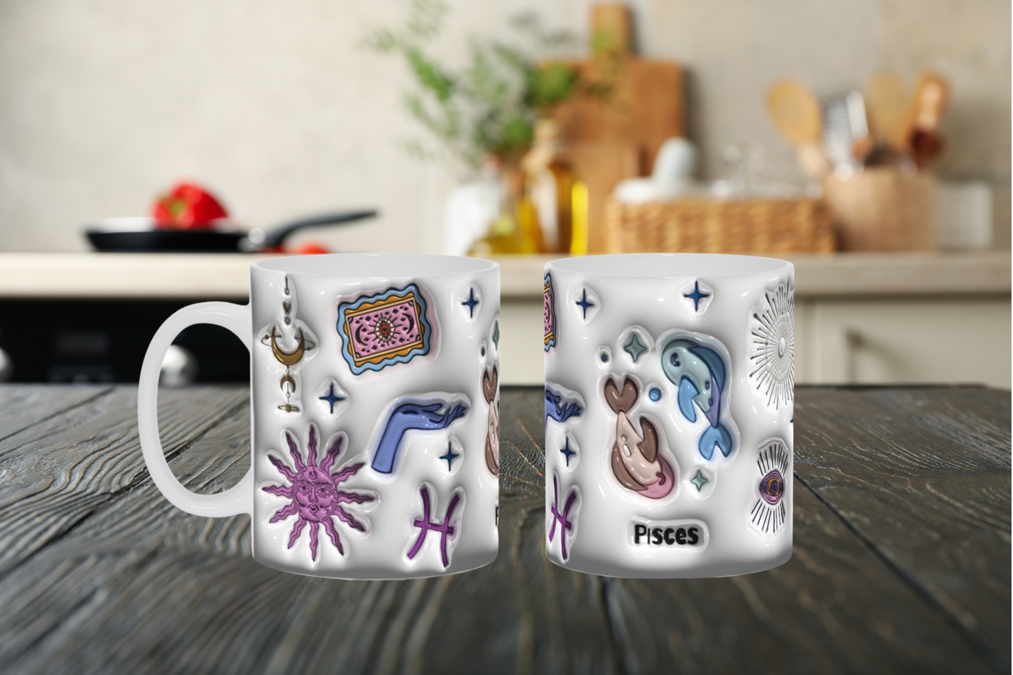 Cosmic Brew:  Inflated Zodiac Sign Mugs – “Taurus”