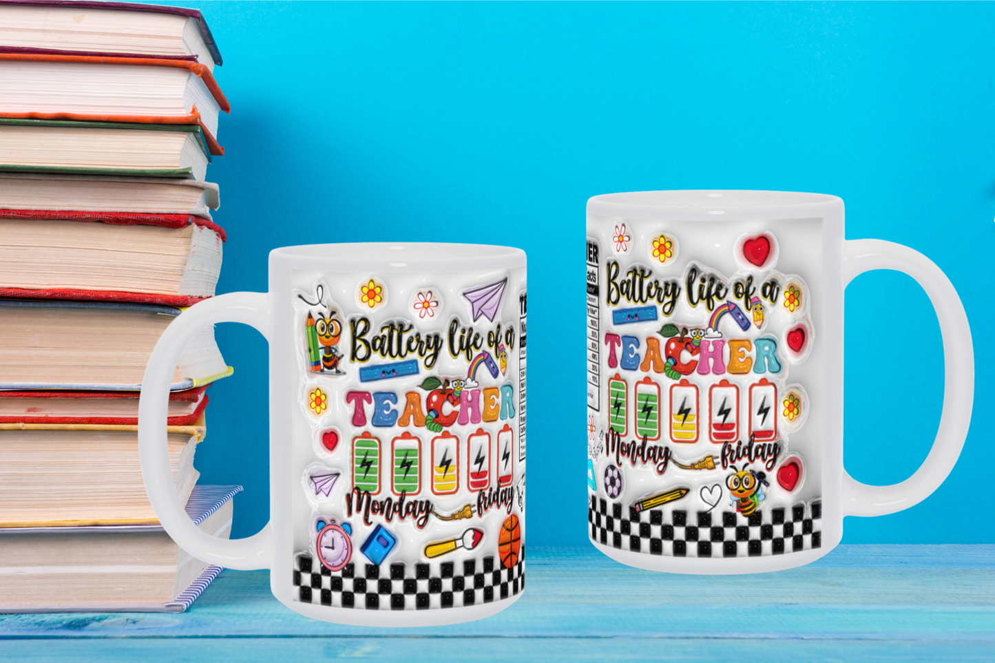Inflated Inspirations:  The Whimsical Mug Collection for Teachers
