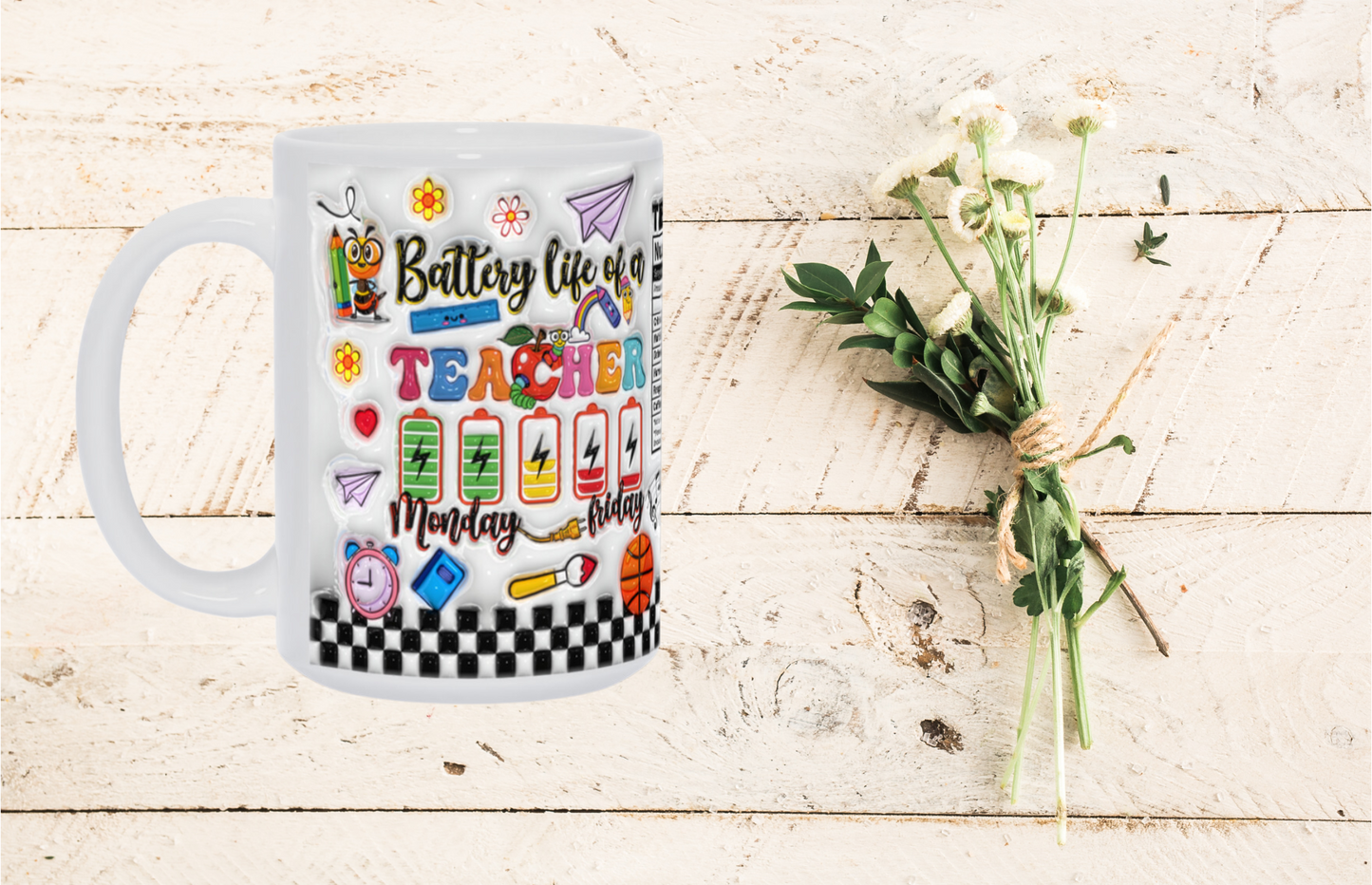Inflated Inspirations:  The Whimsical Mug Collection for Teachers